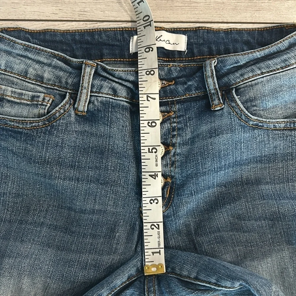 KanCan skinny fit jeans exposed button fly size 26